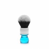 Yaqi Shaving Brush Aqua Synthetic Tuxedo 24mm