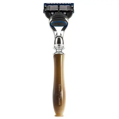 Edwin Jagger Chatsworth Light Horn Fusion Razor