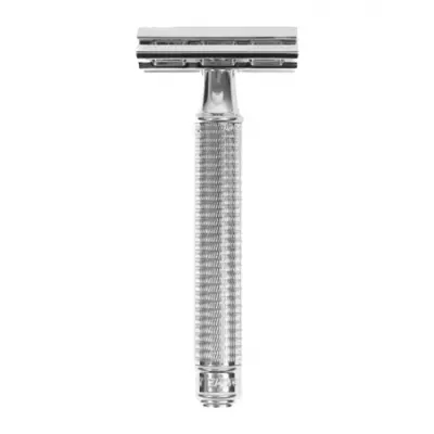 6C White Chrome With Soft Knurled Handle