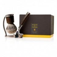 Acqua di Parma Delux set med hyvel och borste i Wengéträ och Krom