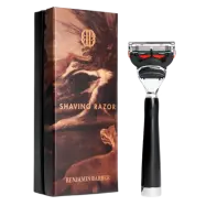 Benjamin Barber Classic Shaving Razor Fusion Ebony (1 stk)