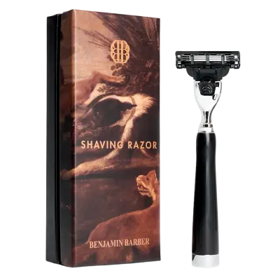 Benjamin Barber Classic Shaving Razor Mach3 Ebony (1 stk)