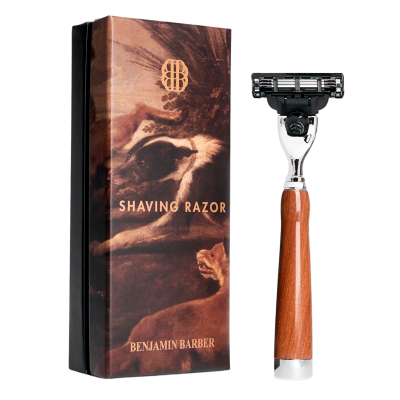 Benjamin Barber Classic Shaving Razor Mach3 Wood (1 stk)