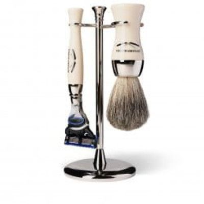 Benjamin Barber Royal 3-delars Rakset Ivory - Gillette Fusion