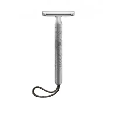 Companion Unisex Safety Razor Silver Matt - Stone