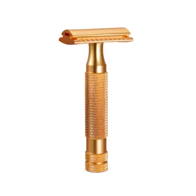 Dick Johnson DE Razor Gold Aiguise (Closed Comb)