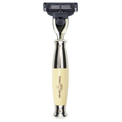 Edwin Jagger MACH3 Rakhyvel - Nickel och Elfenbensimitation