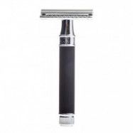 Edwin Jagger Säkerhetshyvel Rubber Coated Ebony
