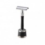 Feather WS-D2S Wood Handle Stainless Steel Luxury Safety Razor