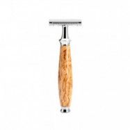 Mühle R55 SR Säkerhetshyvel Purist Karelian Burl Björk