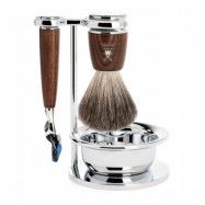 Mühle Rytmo Shaving Set Fusion + Brush + Bowl, Ash