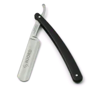 Njord Straight Razor (Black Handle) 5/8"(1 stk)