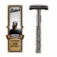 Sailor's Säkerhetshyvel Butterfly – Gun Metal Finish