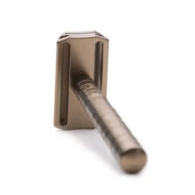 Tan Aluminum Mild Safety Razor 2.0