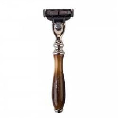 Truefitt & Hill Wellington Mach3 Razor - Faux Horn