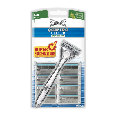 Wilkinson Quattro Titanium Sensitive Rakhyvel