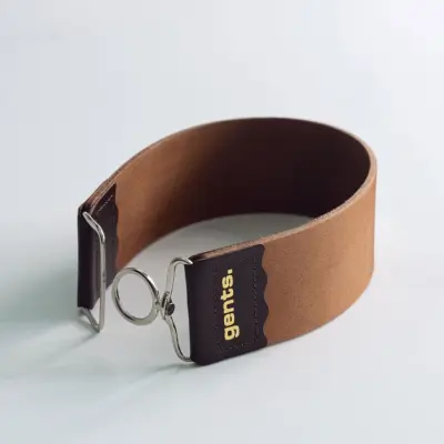 Gents Strigel av kalvskinn