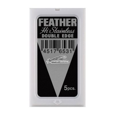Feather Double Edge Blades Black