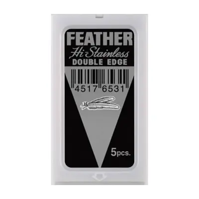 Feather Double Edge Blades Black ( 5 st)