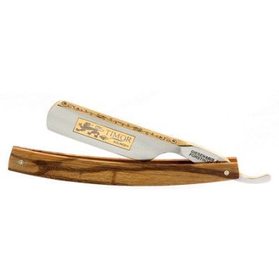 Giesen Forsthoff Timor Lion Crest Straight Razor Rakkniv (Handtag i Tysklönn, 6/8)