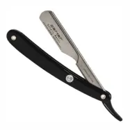 Parker Straight Razor Rakkniv (Svart handtag)