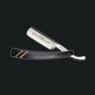 Straight Razor 6/8 Round Crown African Blackwood Olive