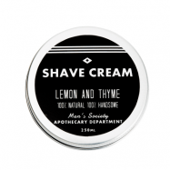 Men's Society Shave Cream - Lemon and Thyme