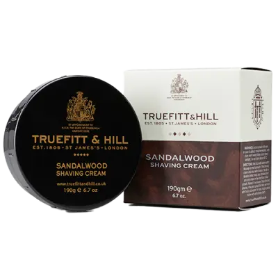 Truefitt&Hill Sandalwood Shave Cream Bowl (190 g)
