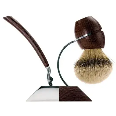 Acca Kappa 1869 Shaving Set Mach3 Silver Tip Badger
