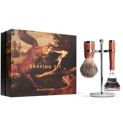 Benjamin Barber Classic 3-piece Shaving Set Wood Fusion (1 stk)