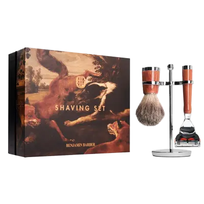 Benjamin Barber Classic 3-piece Shaving Set Wood Fusion (1 stk)
