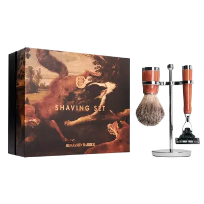 Benjamin Barber Classic 3-piece Shaving Set Wood Mach3 (1 stk)
