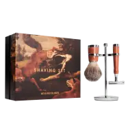 Benjamin Barber Classic 3-piece Shaving Set Wood Safety Razor