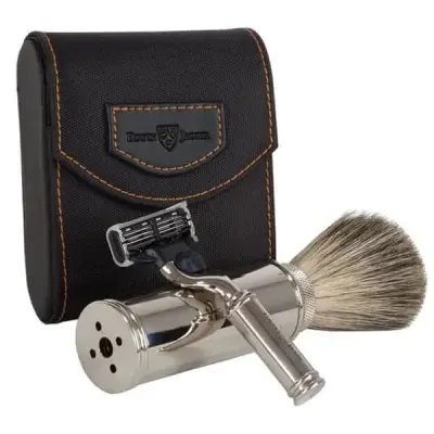 Edwin Jagger Travel Shaving Set Mach3 Best Badger