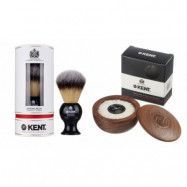 Kent Luxury Silvertex Shaving Brush Set