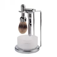 Merkur Futur 700 4-delars rakset- Polerat krom