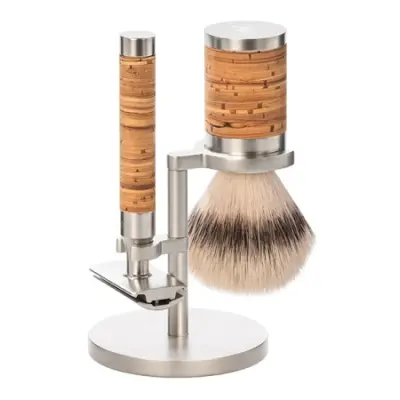 ROCCA Shaving Set Birch Barch Silvertip Fibre