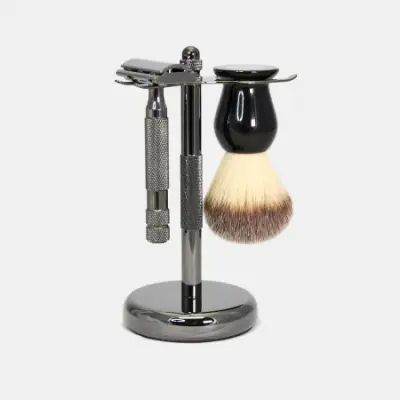 Rockwell 6C Gunmetal 3-Piece Shaving Set
