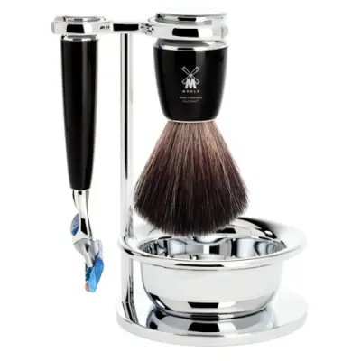 RYTMO Fusion Rakset Black Fibre - Resin Black with Bowl