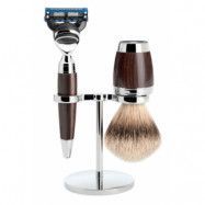 STYLO Shaving set Fusion - Silvertip badger Grenadilla