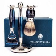 Truefitt & Hill Edwardian Shaving Set - Blue Opal - Gillette Fusion