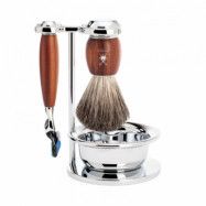 VIVO Shaving Set Fusion - Pure Badger Shaving Brush with Bowl