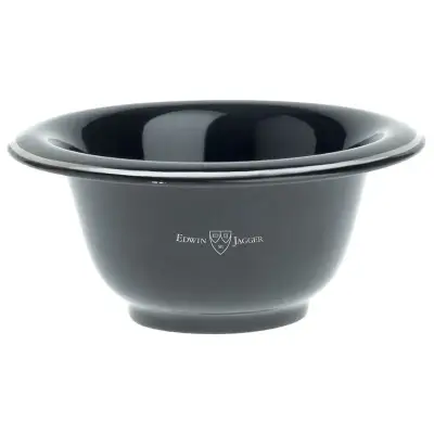 Edwin Jagger Black Porcelain Shaving Bowl