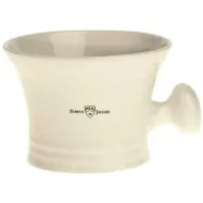 Edwin Jagger Ivory Porcelain Shaving Bowl With Handle