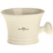 Edwin Jagger Ivory Porcelain Shaving Bowl With Handle