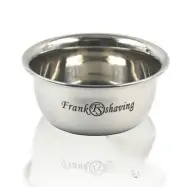 Frank Shaving Barberskål i Stål (Rostfritt Stål)