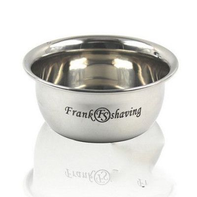Frank Shaving Barberskål i Stål (Rostfritt Stål)