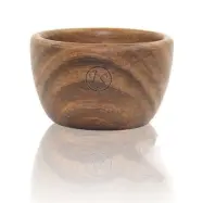 Frank Shaving Rakskål i Trä (Ebony)