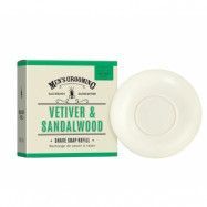 The Scottish Fine Soaps Vetiver & Sandalwood Shave Soap Refill