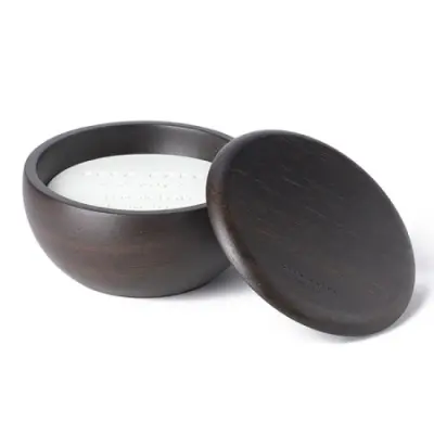 Wenge Wood Shaving Bowl - 1869 Almond Shaving Soap